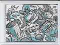 ACEO Art Card Original "Mario Attack"