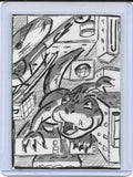 ACEO Art Card Original "THE Monster"