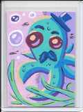 ACEO Art Card Original "The Alien Octopus"